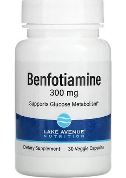 Benfotiamine 300 mg 30 Kapsül