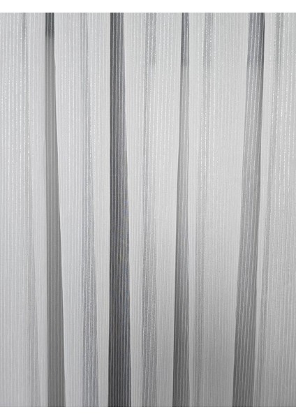 Çizgili Gümüş Simli Tül Perde Ekru 1 E 3 Pileli ET4020GUMUS indirimleri
