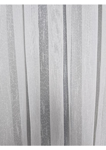 Nokta Çizgi Desenli Şık Tül Perde Ekru 1 E 2,5 Pileli ET5003SANTUK indirimleri