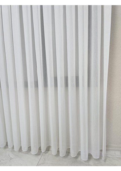 Vakkorama Mat Kumaşlı Kalın Tül Perde Ekru 1 E 3 Pileli ET4030MAT fırsatları