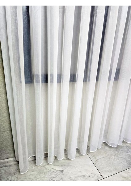 Vakkorama Simli Kumaşlı Kalın Tül Perde Ekru 1 E 2,5 Pileli ET4030SIMLI modelleri