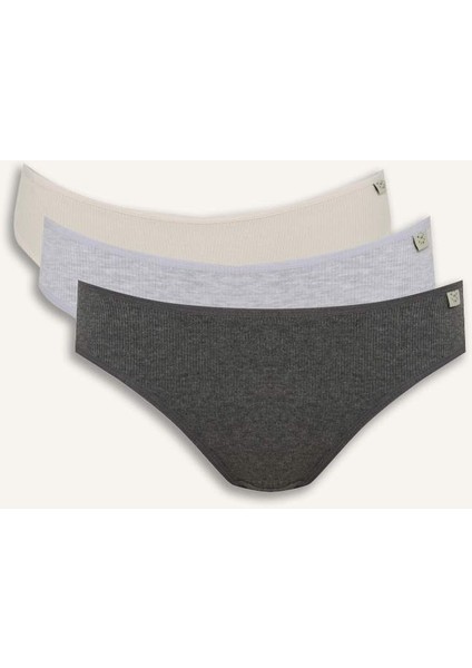 Yeni Sezon Ribana 3'lü Slip Külot-Fall In Love