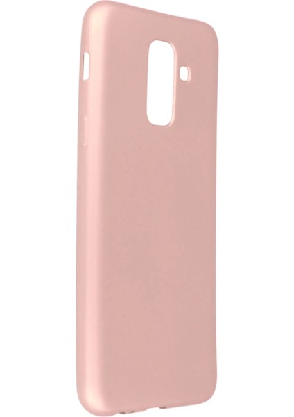 Samsung Galaxy A6 Plus 2018 Kılıf First Silikon - Rose Gold Yktsn