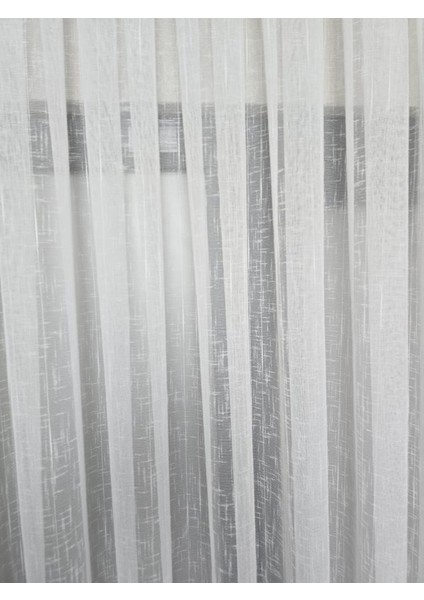 Naturel Keten Dokulu Şık Tül Perde Ekru 1 E 2,5 Pileli ET5002NATUREL indirimleri