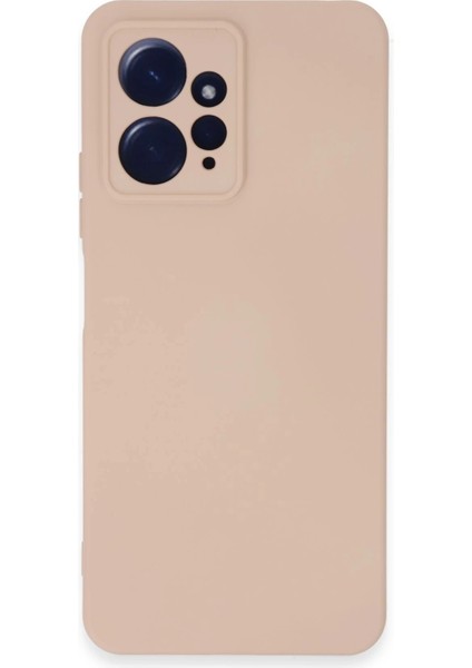 Xiaomi Redmi Note 12 4g Kılıf Nano Içi Kadife Silikon - Pudra Yktsn