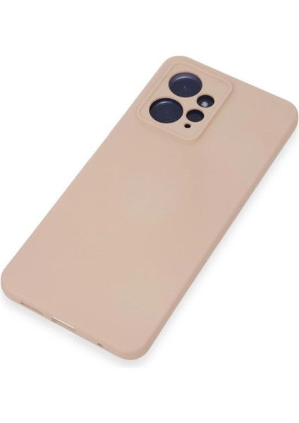 Xiaomi Redmi Note 12 4g Kılıf Nano Içi Kadife Silikon - Pudra Yktsn