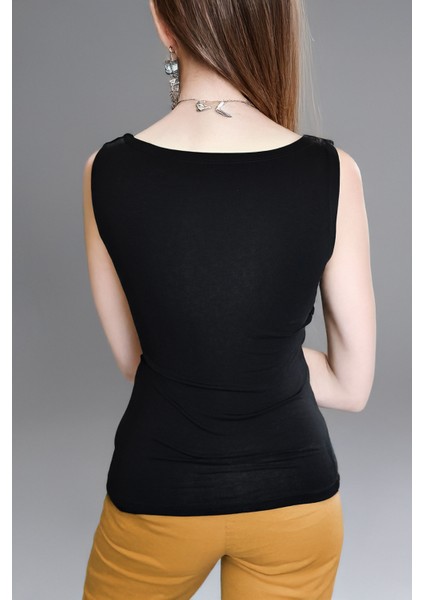 Siyah Mavi Fiyonk Detaylı Ribana Kadın Bluz - Pia Velle modelleri