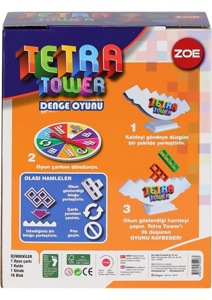 35008 Zoe Tetra Power Denge Oyunu -Ks Game