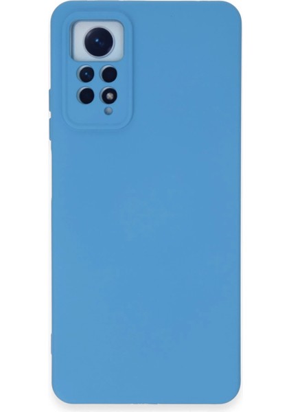 Xiaomi Redmi Note 12 Pro 4g Kılıf Nano Içi Kadife Silikon - Mavi Yktsn
