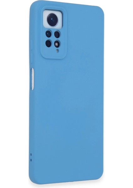 Xiaomi Redmi Note 12 Pro 4g Kılıf Nano Içi Kadife Silikon - Mavi Yktsn