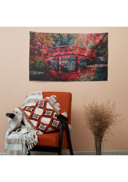 Modern Sanat Duvar Örtüsü - Canlı Süblimasyon Baskılı