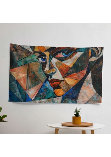 Pablo Picasso Tarzı Portre Duvar Örtüsü - Yatak Odası, Oturma Odası Veya Yurt Için Asılı Canlı