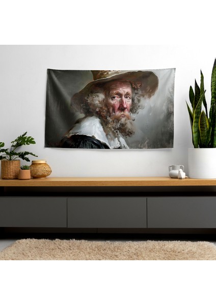 Rembrandt Kanvas Duvar Sanatı - Canlı Süblimasyon Baskı Kumaş Duvar Örtüsü fiyatları