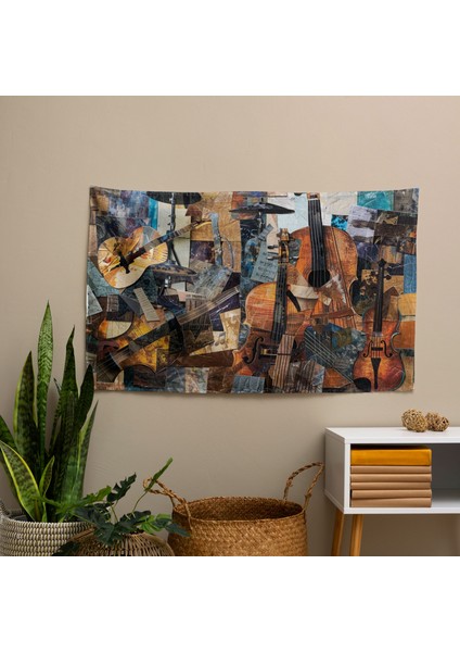 Müzik Aletleri Pablo Picasso Kanvas Tablo Duvar Örtüsü - Canlı Renkler, Süblimasyon Baskı, fiyatları