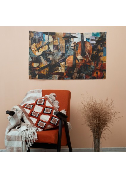Müzik Aletleri Pablo Picasso Kanvas Tablo Duvar Örtüsü - Canlı Renkler, Süblimasyon Baskı, modelleri