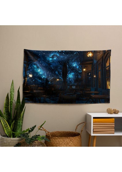 Vincent Van Gogh Cafe Teras Duvar Sanatı Duvar Örtü - Yatak Odası, Oturma Odası, Yurt Için