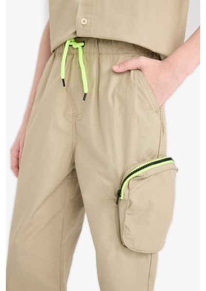 Yeni Sezon Erkek Çocuk Kargo Cepli Jogger Paça Paraşüt Pantolon fırsatları