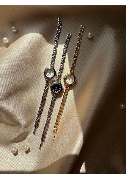 Retro Minimal Boncuk Kordon Vintage Kadın Kol Saati modelleri