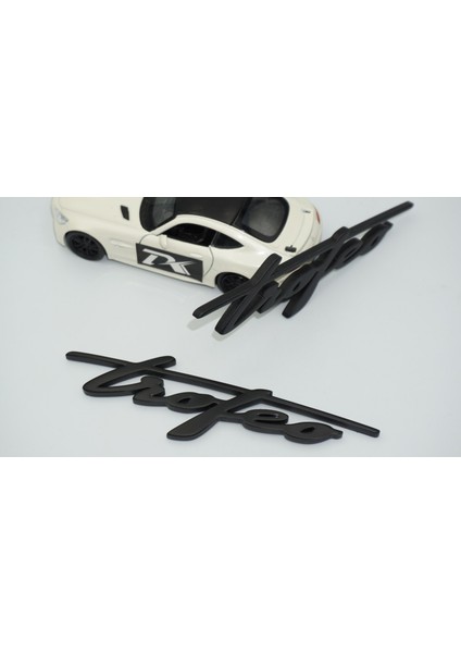 Maserati Trofeo Çamurluk Siyah Yazı Logo Amblem indirimleri