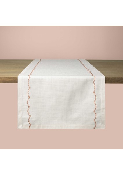 Morby 50 x 170 cm Runner Naturel Kiremit