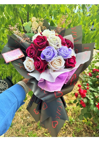 Love Premium Buket Hediye Sevgiliye Anneye Hediye Özel Gün Doğum Günü Yıldönümü Hediye