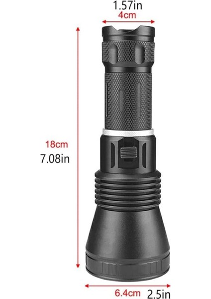 4200 Lümen Profesyonel Şarjlı El Feneri WT-655