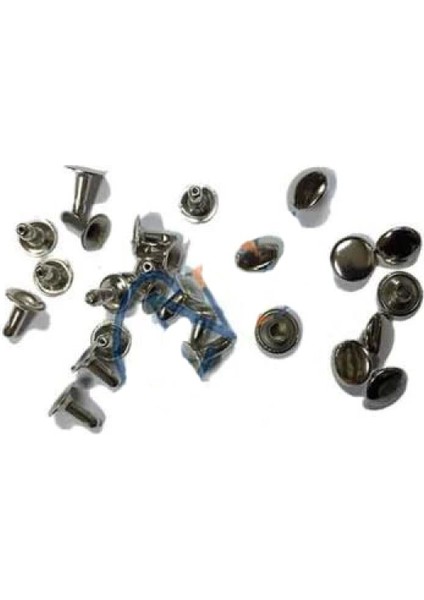 Rivet Perçin - 9mm, Nikel, 1000 Adet