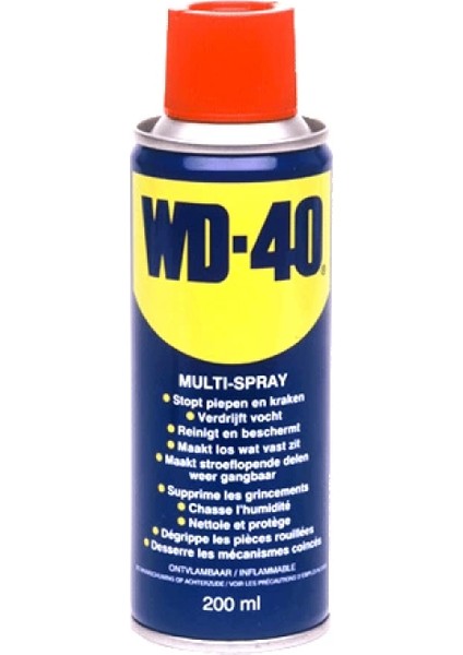WD40 Pas Sökücü, Koruyucu, Yağlayıcı 200 ml