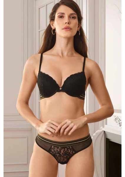 - 4710 Pierre Cardin Push Up Sütyen Takım
