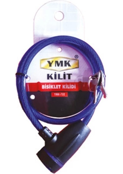 Eko Çelik Halatlı, Izoleli Bisiklet Kilidi - 8mm, 65 cm