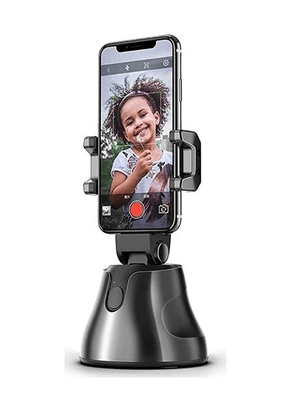 360° Hareket Algılayıcı Sensörlü Akıllı Çekim Selfie Video Takip Tripodu ( Lisinya )