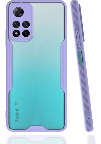 Xiaomi Redmi Note 11 Pro Plus 5g Kılıf Platin Silikon - Lila Yktsn