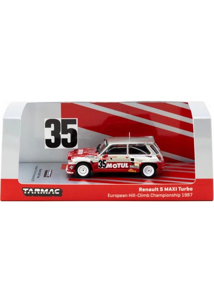 Fırsat Byr 1/64 Renault 5 Maxi Turbo European Hill-Climb Championship 1987 Giovanni Rossi Yeni