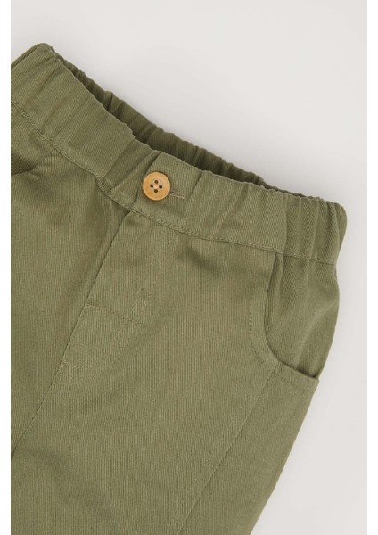Yeni Sezon Erkek Bebek Beli Lastikli Düz Paça Gabardin Pantolon fiyatları