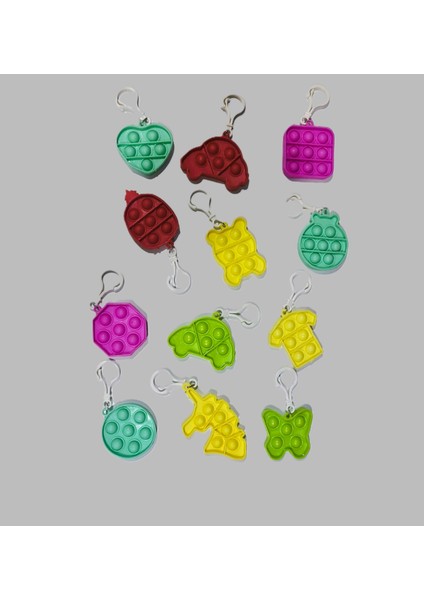 15 Adet Oyuncak Hediyelik Popit Anahtarlık Doğum Günü Hediyesi Karne Hediyesi