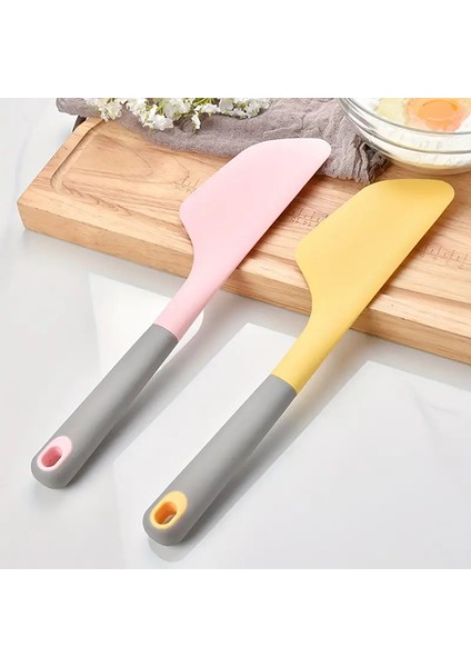 1 Adet Siyah Silikon Kazıyıcı Kek Krem Spatulası Ekmek Tereyağı Pişirme Kazıyıcı Ev Mutfak Aletleri