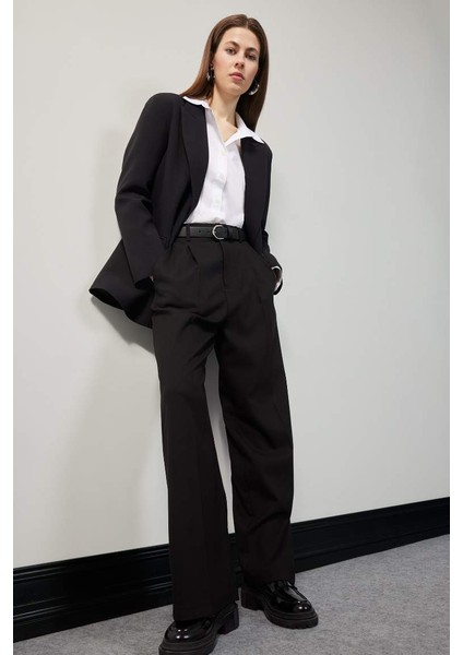 Yeni Sezon Oversize Geniş Kalıp Düğmeli Basic Düz Blazer Ceket fiyatları