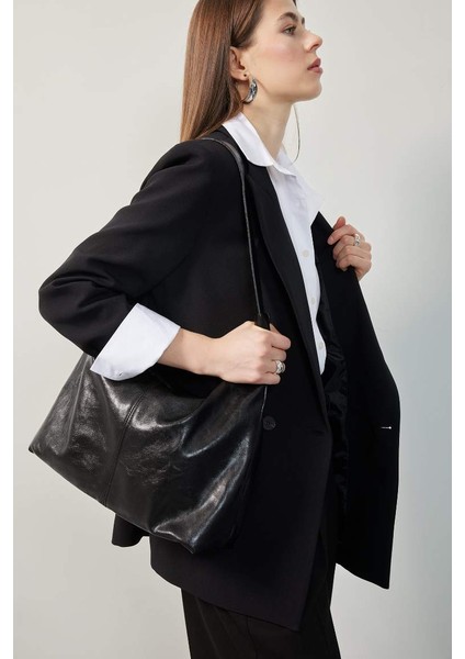 Yeni Sezon Oversize Geniş Kalıp Düğmeli Basic Düz Blazer Ceket fırsatları