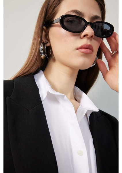 Yeni Sezon Oversize Geniş Kalıp Düğmeli Basic Düz Blazer Ceket indirimleri