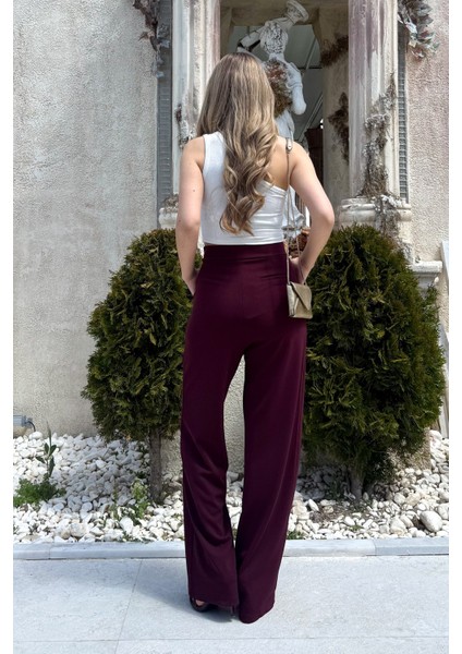 Kadın Cırtlı Palazzo Pantolon 2995 fırsatları