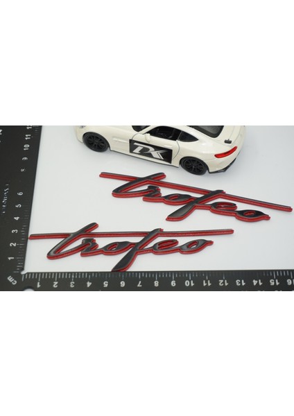 Maserati Trofeo Çamurluk Siyah Kırmızı Yazı Logo Amblem fiyatları