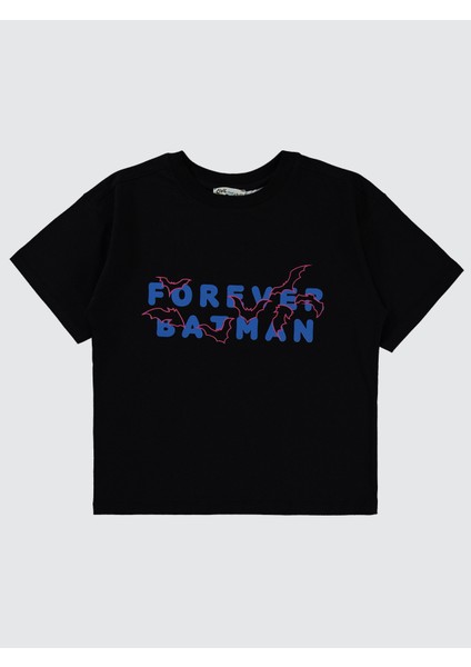 Erkek Çocuk Tişört 6-9 Yaş Siyah