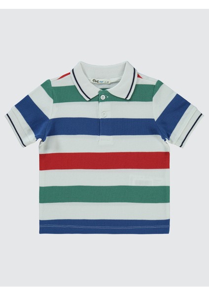 Erkek Çocuk Tişört 2-5 Yaş Beyaz