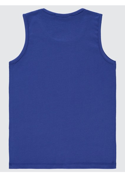 Erkek Çocuk Tişört 6-9 Yaş Saks Mavisi fiyatları