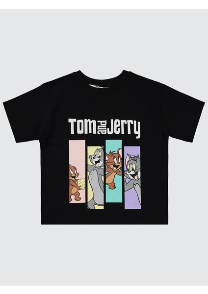 Kız Çocuk Tişört 2-5 Yaş Siyah