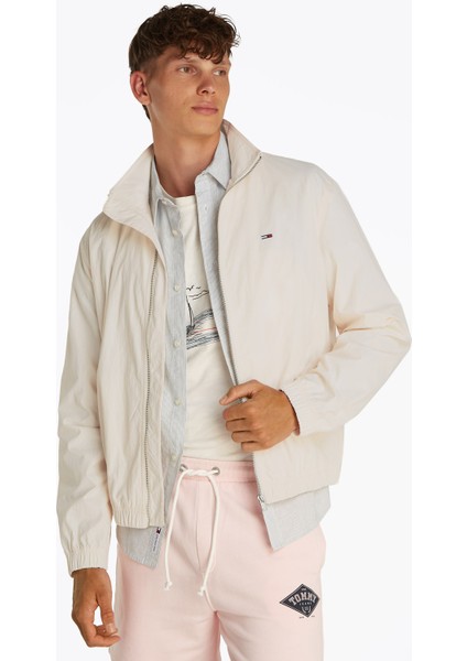 Regular Fit Kırık Beyaz Erkek Ceket DM0DM20655YBH Tjm Essentıal Jacket fiyatları