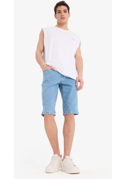 %100 Pamuk Boxy Fit Bisiklet Yaka Sırt Baskılı Atlet E3221AX25HS fiyatları