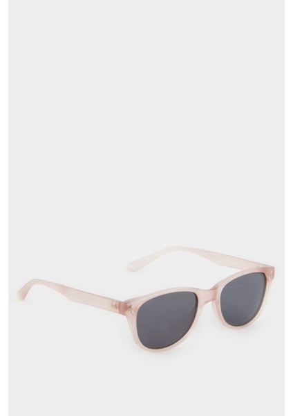 Kız Çocuk Yuvarlak Açık Turuncu Plastik Çerçeve Siyah Cam Polarize Güneş Gözlüğü F4349A8NS