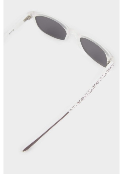 Kız Çocuk Yuvarlak Beyaz Plastik Çerçeve Siyah Cam Polarize Güneş Gözlüğü F4365A8NS indirimleri