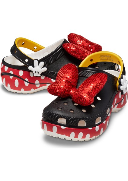 CS209896 Crocs Minnie Cls Platform Clg W Kadın Terlik Siyah indirimleri